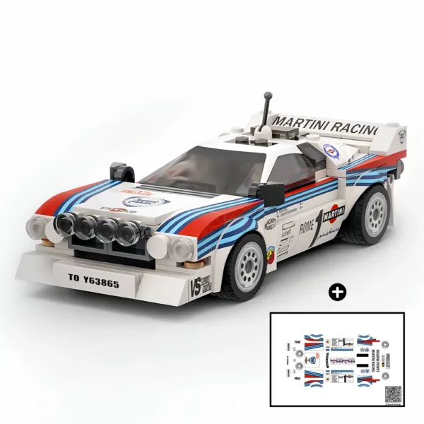 244PCS Lancia Rally 037 Building Blocks Set - Image 4