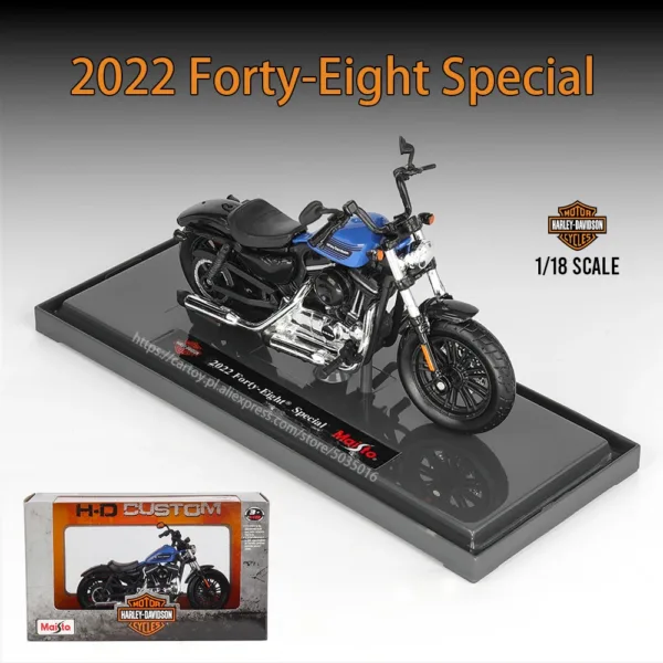 Maisto 1:18 Harley-Davidson Motorcycle Model - Image 18