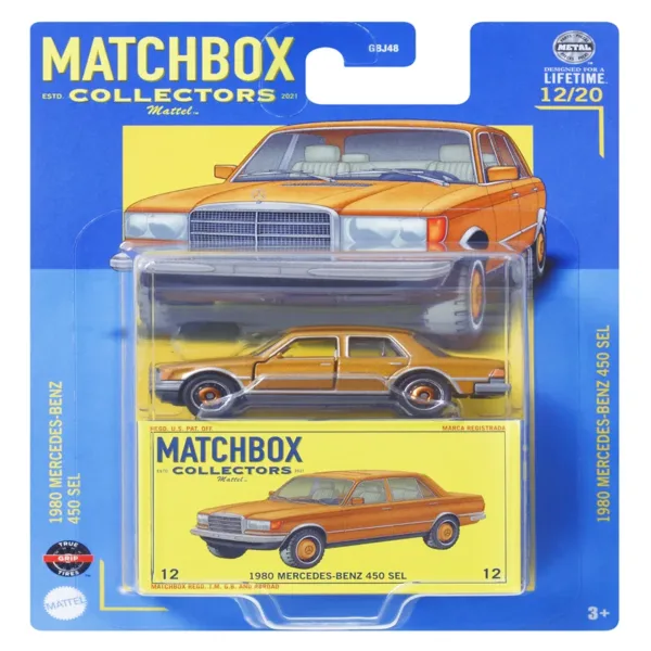 Matchbox Premium Diecast 1980 Mercedes-Benz Model