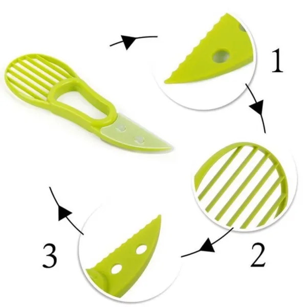 3-in-1 Avocado Slicer and Corer Tool - Image 7