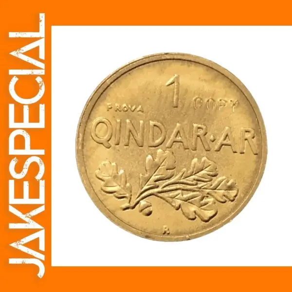1935 Albania 1 Qindar Replica Coin