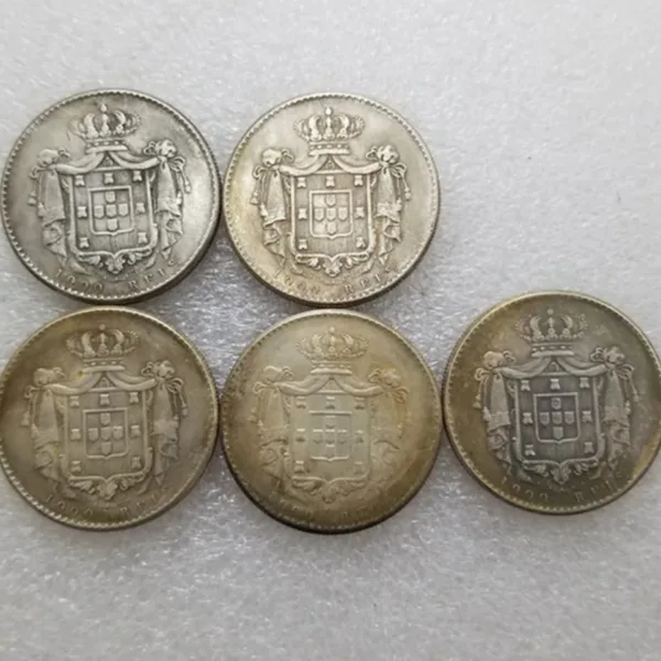 Portugal 500 Reis Coin Replica 1837-1845