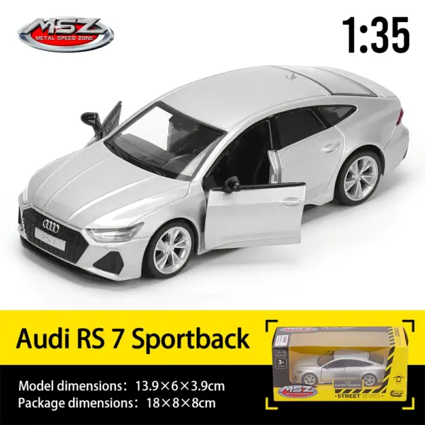 MSZ 1:32 Audi RS 7 Diecast Model Car