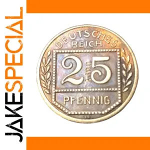 German 1908-D 25 Pfennig Replica Coin