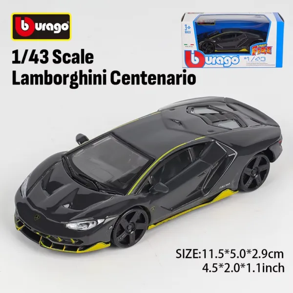 Bburago 1:43 Scale Lamborghini Centenario Model