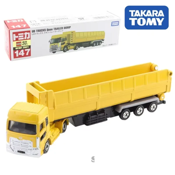 Takara Tomy 1:64 Yellow Dump Truck Model