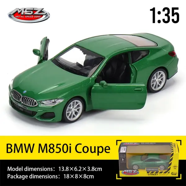 MSZ 1:32 BMW M850i Diecast Model Car