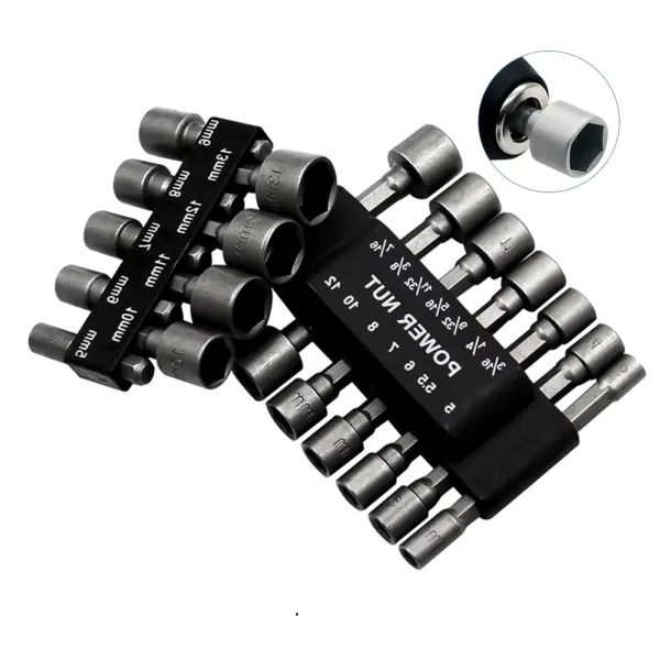 9/14Pcs Hex Socket Screw Driver Set Bits