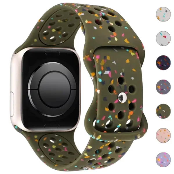 Silicone Soft Band for Apple Watch Series