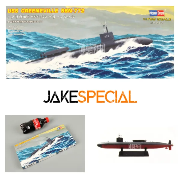 USS Greeneville SSN-772 Submarine Model Kit 1:700 - Image 2