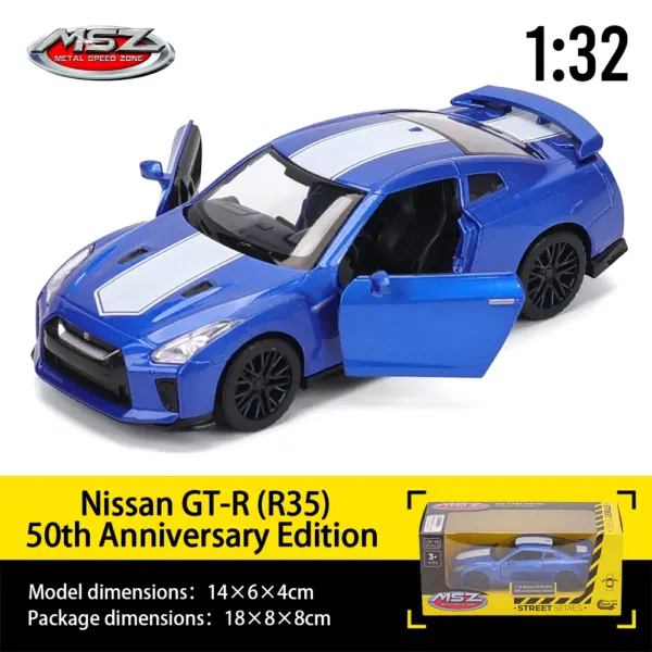 1:32 Diecast Nissan GT-R R35 Model Car