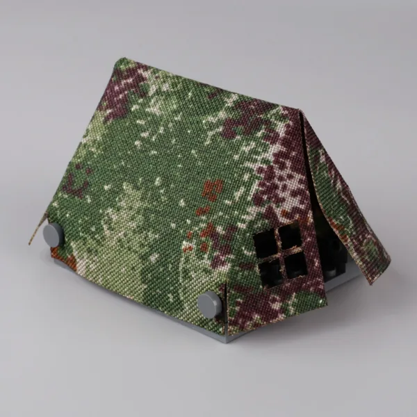 Camouflage Tent for Brick Set Models