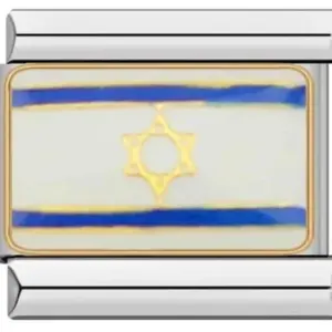 Italian Flag Charm Bracelet in Stainless Steel 39 8af11ae6 upscaled