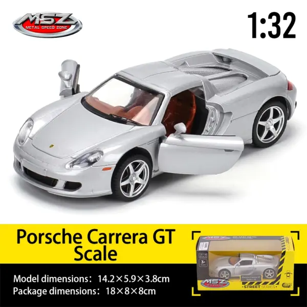 MSZ 1:32 Porsche Carrera GT Diecast Model