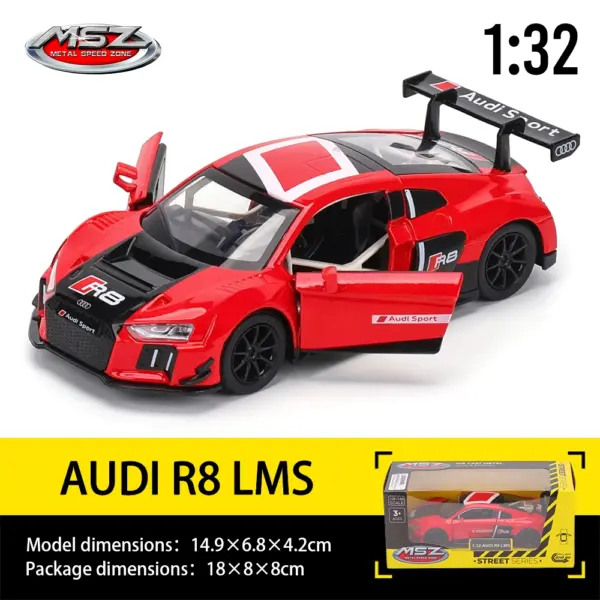 MSZ 1:32 Audi R8 LMS Diecast Model Car