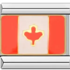 Italian Flag Charm Bracelet in Stainless Steel 31 97c5e5a9 upscaled