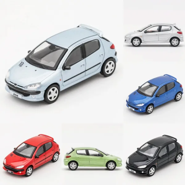 1:64 Red Green Blue Black Diecast Model Car