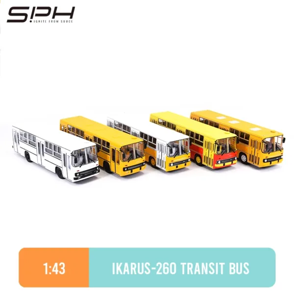 1:43 Scale Die Cast Ikarus 260 Bus Model