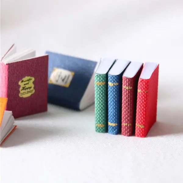 4pcs Miniature Dollhouse Books Set - Image 3