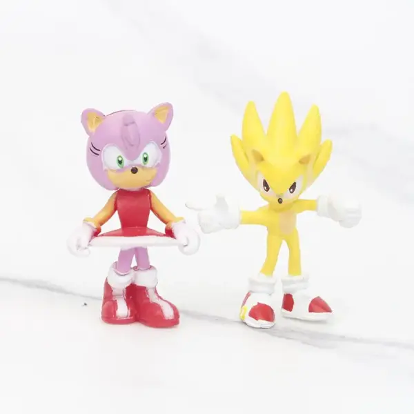 12pcs Mini Sonic PVC Character Figure Set - Image 6