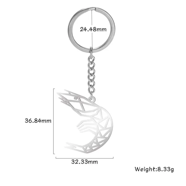 Animal Charm Stainless Steel Keychain - Image 29