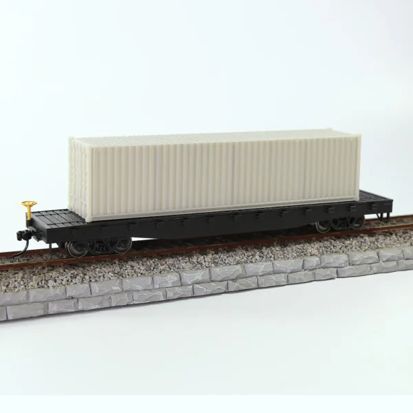 9pcs HO Scale 40ft Blank Shipping Containers - Image 4