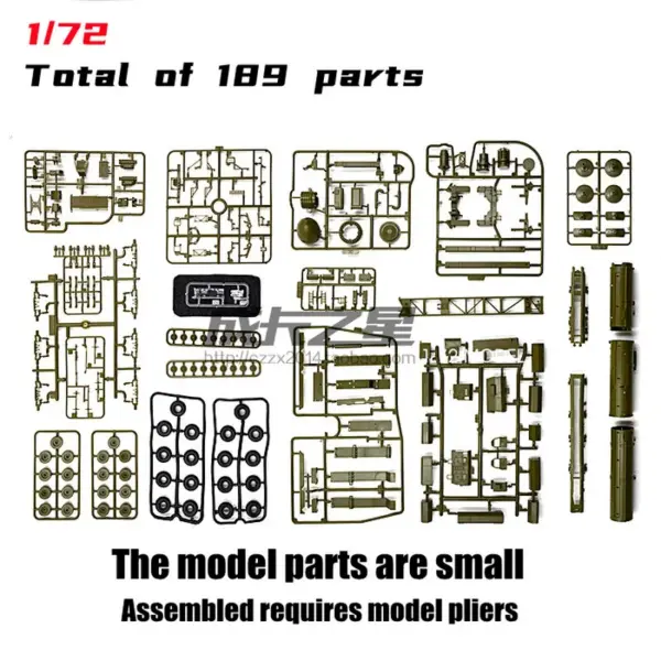 1/72 RT-2PM Missile Launcher Model Kit - Image 2
