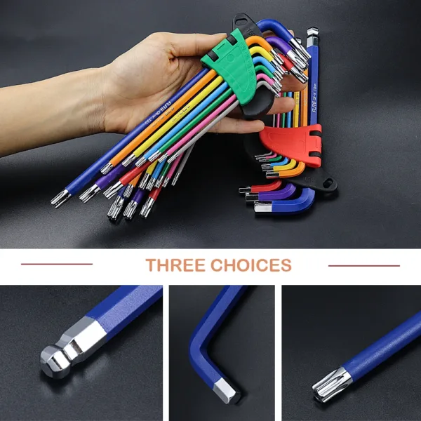 9PCS Hex Key Set with Double-End Design - Image 4