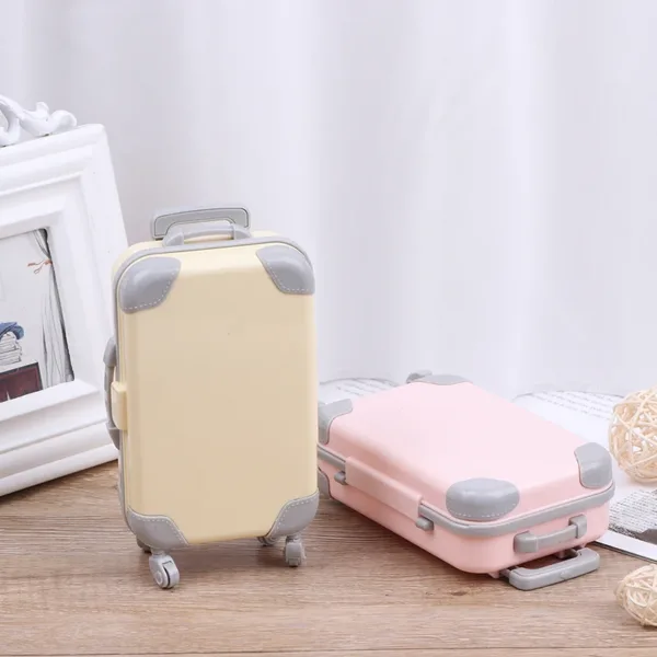 Mini Plastic Luggage for Dolls 1/12 Scale - Image 2