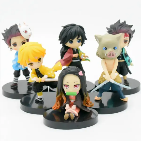 6pcs Demon Slayer Figures Set 7cm PVC Toys - Image 5