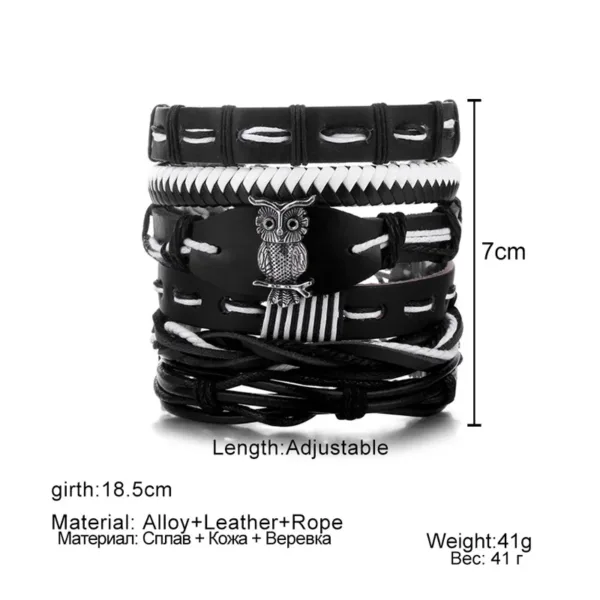Vintage Multi-layer Leather Bracelet for Everyone - Image 6