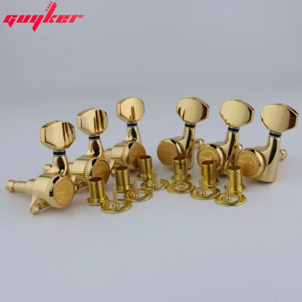 Gold Locking Guitar Tuners for Electric Guitars - Image 3