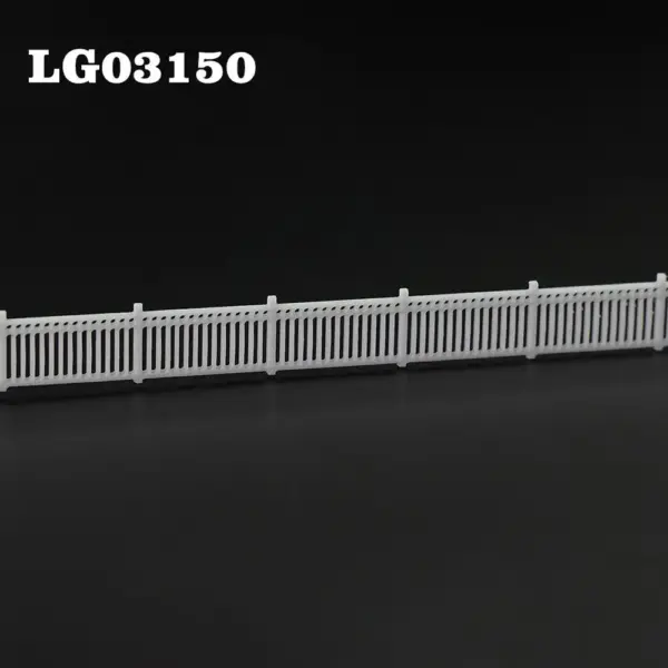 1 Meter N Scale White Model Fence Set - Image 14