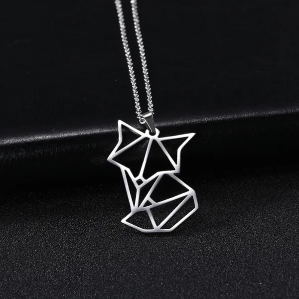 Unicorn Fox Crane Pendant Necklace for Women - Image 18