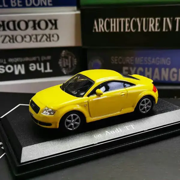 Yellow Audi TT Diecast Model 1:43 Scale