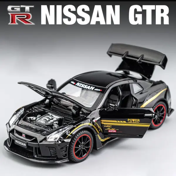 1:32 Alloy Nissan GTR R35 Model Car - Image 7