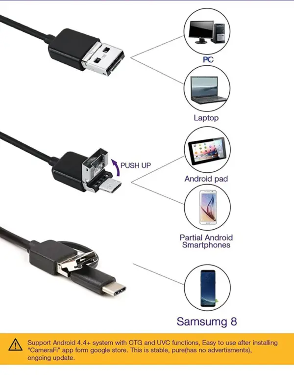 7mm IP67 Waterproof Endoscope Camera - Image 6