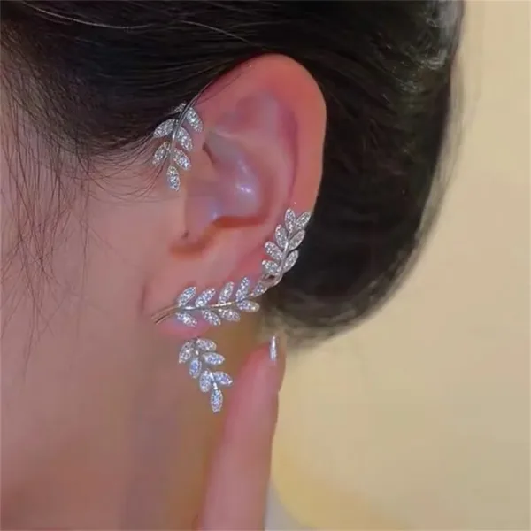 Zircon Butterfly Ear Cuff for Women