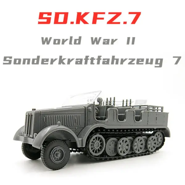 1/72 Scale WWII German Sd.Kfz. 7 Model Kit