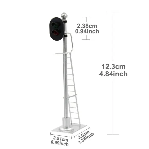 O Scale 1:43 Train Traffic Signal Set - Image 6