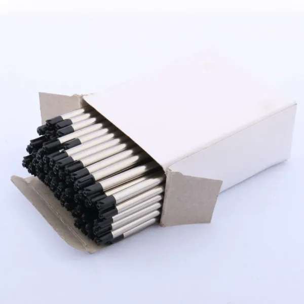 100pcs Black Ballpoint Pen Refills for Parker - Image 4