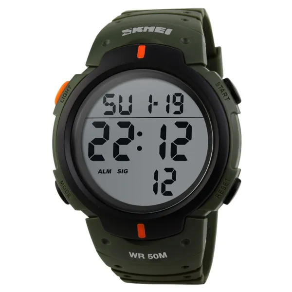 Men's Digital Sport Watch with Alarm and Calendar - Image 7