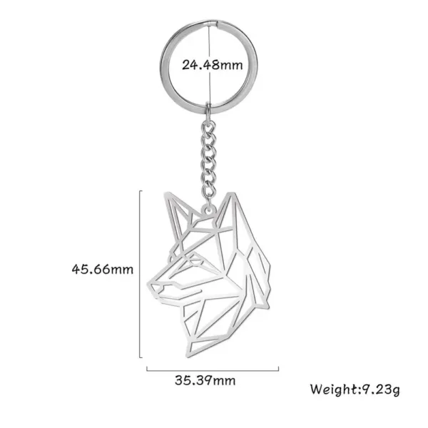 Animal Charm Stainless Steel Keychain - Image 30