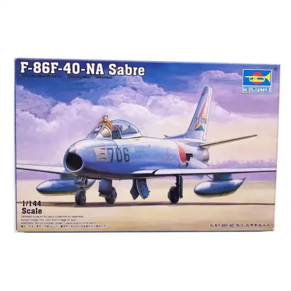 1:144 F-86 Saber Jet Fighter Model Kit