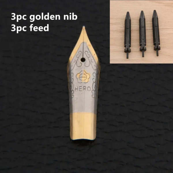 3pcs European Standard No. 5 Fountain Pen Nibs - Image 8