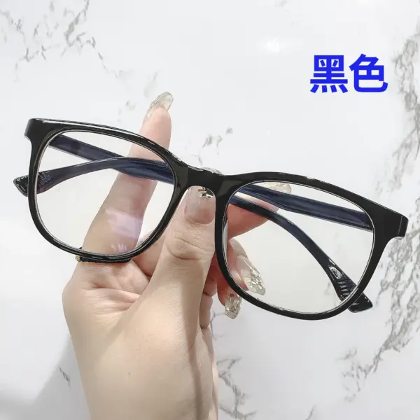 Unisex Transparent Square Computer Glasses - Image 11