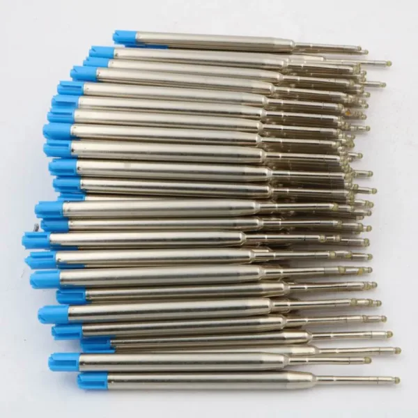 100pcs Blue Ballpoint Pen Refills