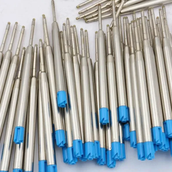 100pcs Blue Ballpoint Pen Refills - Image 3