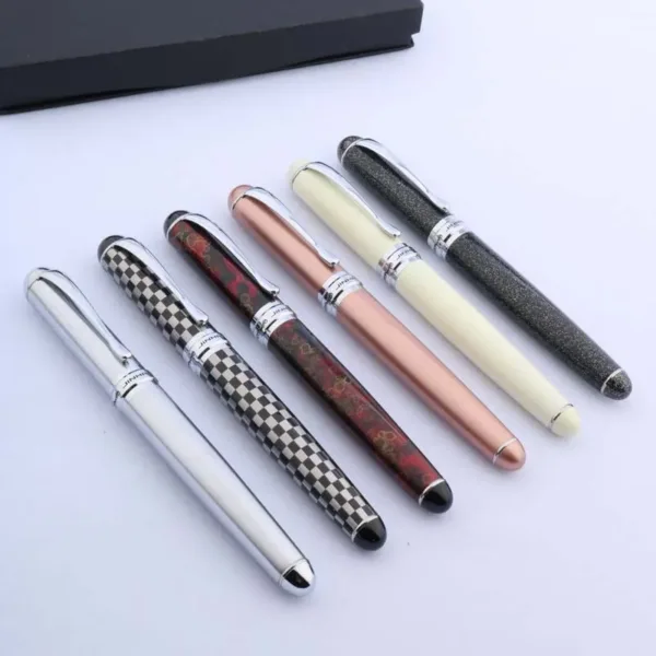 JINHAO X750 0.7mm Fountain Pen Bright Silver - Image 2
