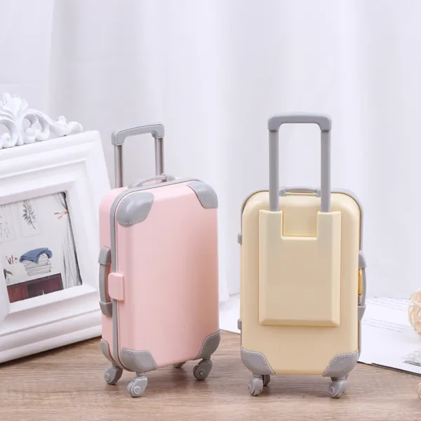 Mini Plastic Luggage for Dolls 1/12 Scale - Image 4